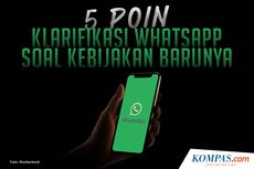 INFOGRAFIK: 5 Poin Klarifikasi Whatsapp soal Kebijakan Barunya