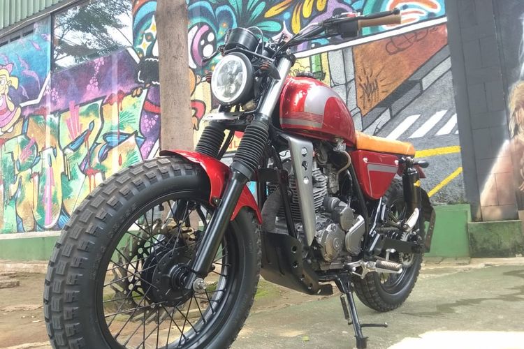 Yamaha Scorpio custom tracker buat harian 