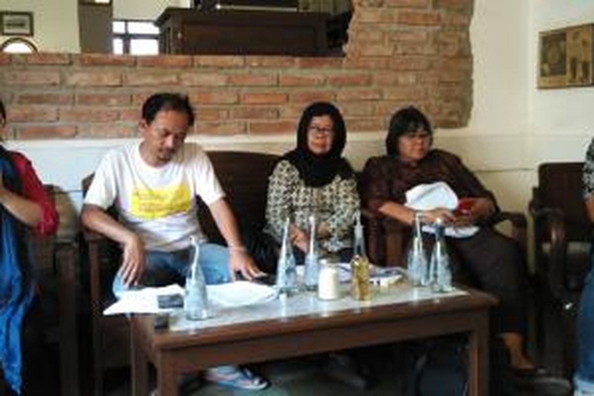 Forum Demokrasi Digital saat berdiskusi di Jakarta, Rabu (26/8/2015)