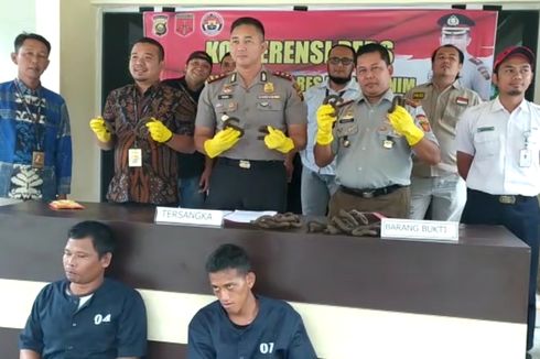 Polisi Muara Enim Tembak 2 Pencuri 90 Besi Panrol Rel Kereta Api