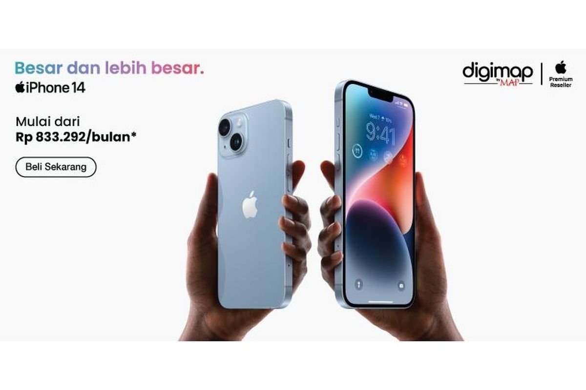 iPhone 14 Series tersedia di Digimap. 