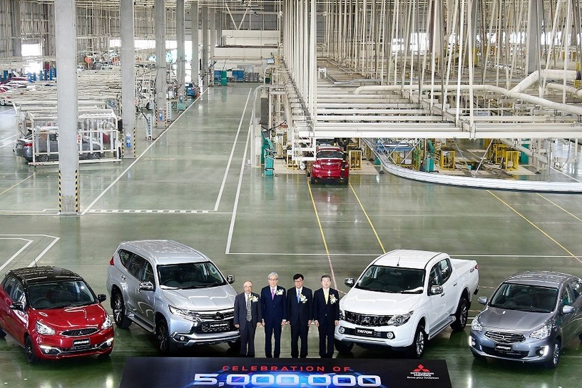 Mitsubishi Thailand capai produksi 5 juta unit.
