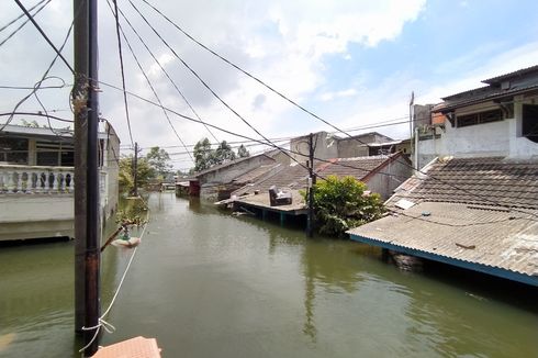 4 Hari Berlalu, Banjir 3 Meter Masih Rendam Kelurahan Periuk Kota Tangerang