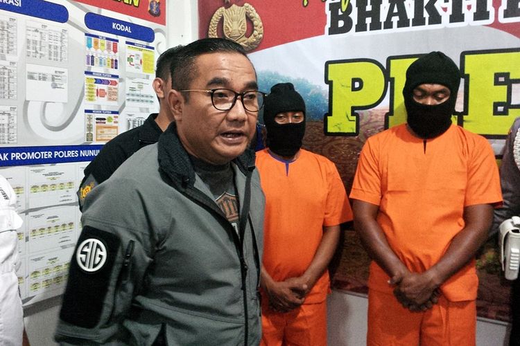 Polisi mengamankan 2 warga Nunukan yang kedapatan akan memberangkatkan 45 TKI tanpa dokumen ke Negara Malaysia  melalui Sebatik.
