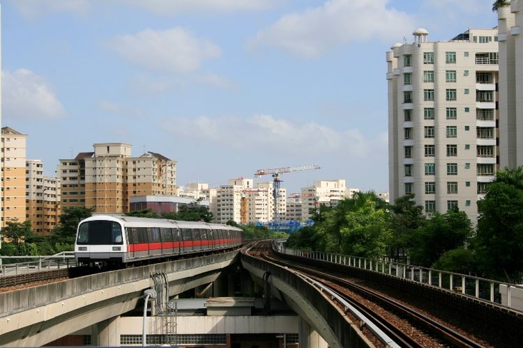 Sistem MRT di Singapura.