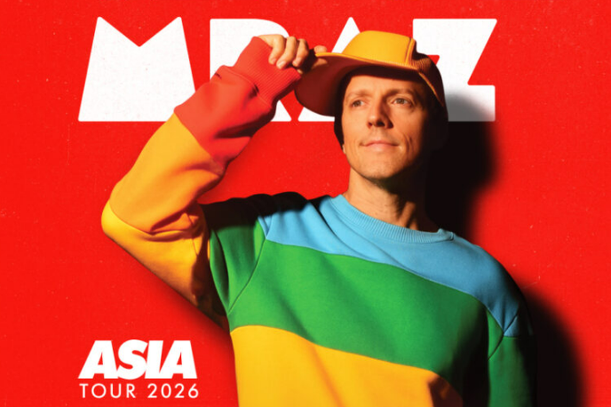 Jason Mraz Gelar Tur Asia 2026, Jakarta Dilewatkan