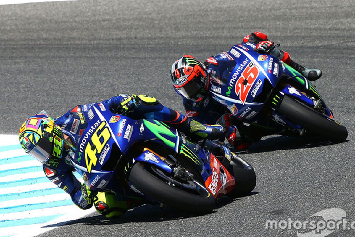 Valentino Rossi dan Maverick Vinales