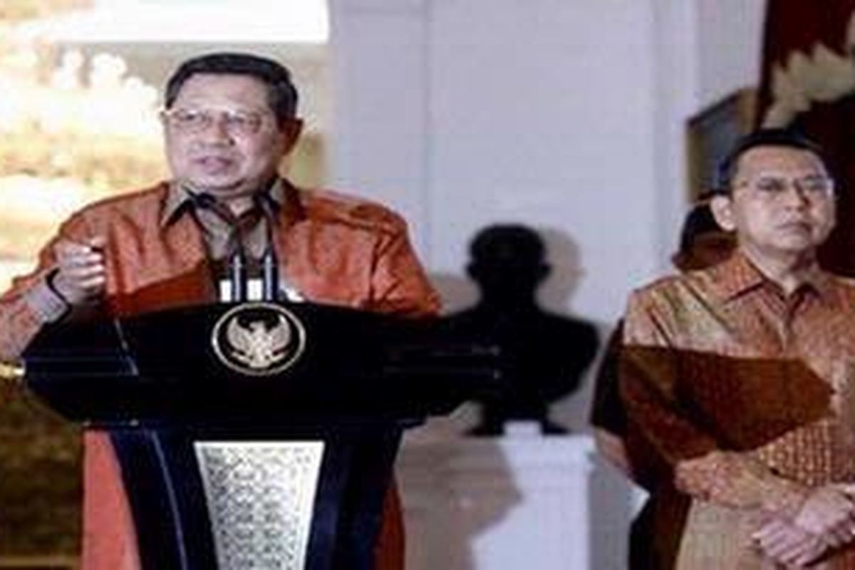 Presiden Susilo Bambang Yudhoyono dan Wakil Presiden Boediono.