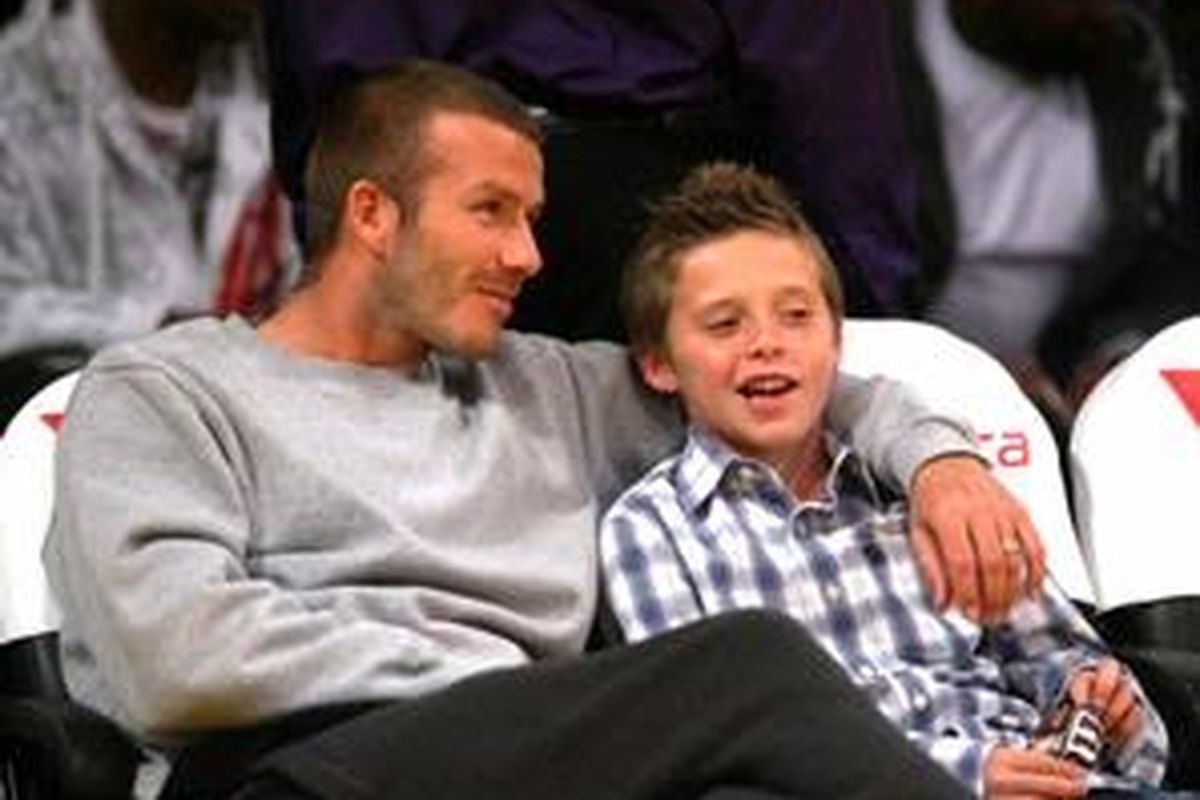 Sosok David Beckham selalu hadir secara utuh untuk anak-anaknya.