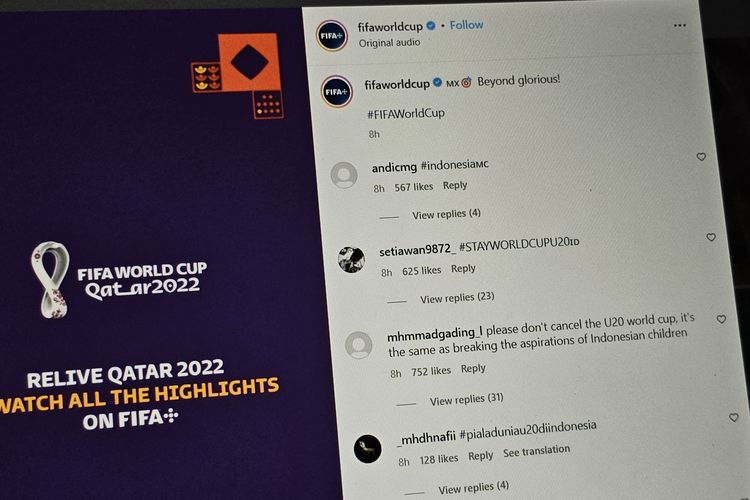 Saat Kekecewaan Netizen Indonesia Tumpah di Akun Instagram FIFA…