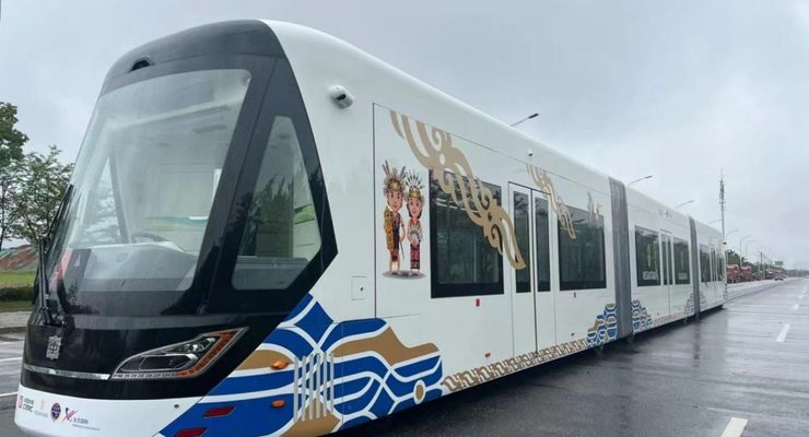Catat, Timeline Kereta Otonom Tanpa Rel Buatan China Mengaspal di IKN