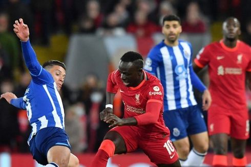 Babak Pertama Liverpool Vs Porto: Gol Sadio Mane Dianulir, The Reds Gagal Unggul