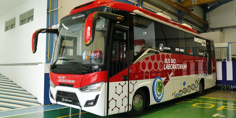 bio lab bus laboratorium bergerak rakitan karoseri laksana halaman all kompas com