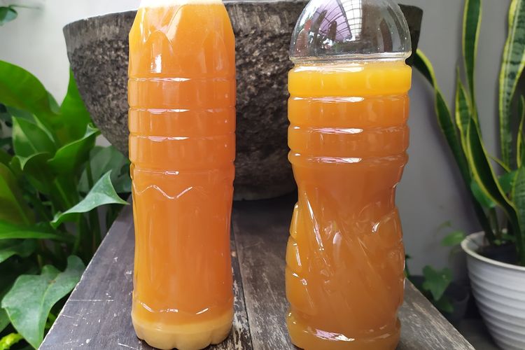 Ilustrasi eco-enzyme.