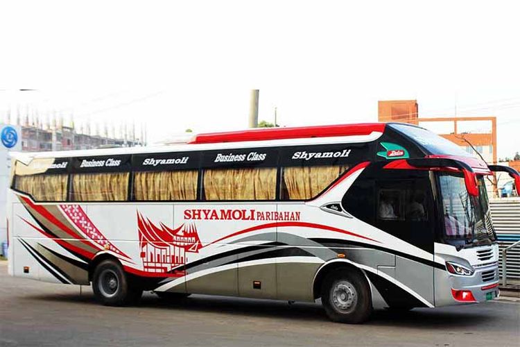 Livery bus Shyamoli Transport dari Bangladesh