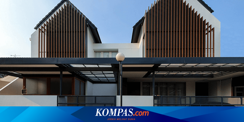 Harmoni Memikat Warna  Putih  dan Kayu  Khas Rumah  Minimalis 