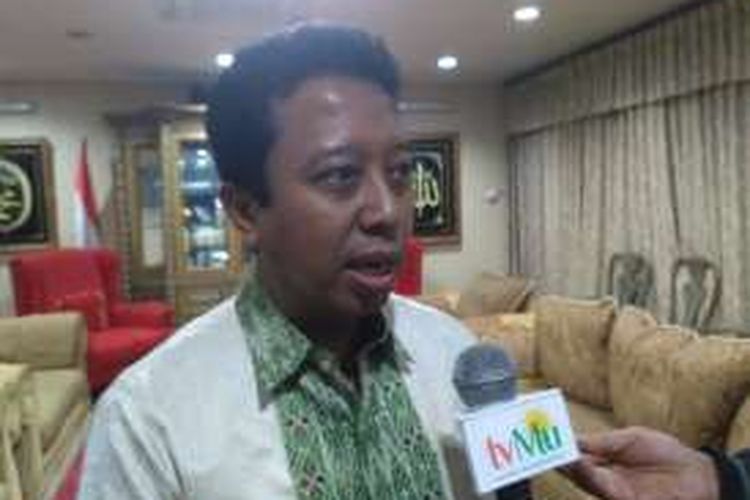 - Ketua Umum Partai Persatuan Pembangunan, Muhammad Romahurmuziy di kantor PP Muhammadiyah, Jakarta, Kamis (6/10/2016)