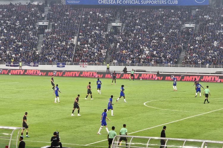 Pertandingan Chelsea Vs AC Milan di Stadion Utama Gelora Bung Karno (SUGBK), Senayan, Jakarta, Sabtu (8/8/2026) malam WIB.