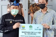 Bantuan CSR Rp 100 Juta untuk Kebun Binatang Bandung, untuk Pakan Satwa 10 Hari