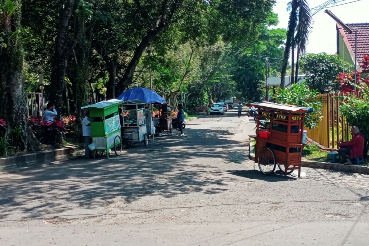 Lokasi aksi pencurian uang Rp 10 juta di Jalan Taman Slamet, Kota Malang. 