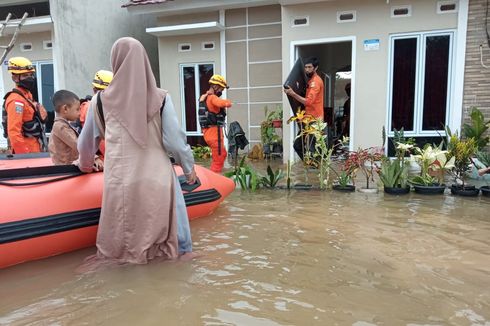 Banjir di Sejumlah Perumahan di Pangkalpinang Belum Surut, Dapur Umum Layani 368 Warga