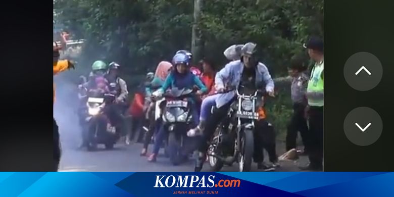 Banyak Motor Gagal Lewati Tanjakan Cinomati, Begini Tekniknya - Vimarsana News