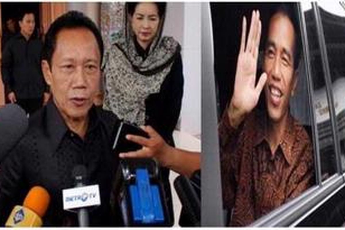 Sutiyoso (kiri), Jokowi (kanan) 