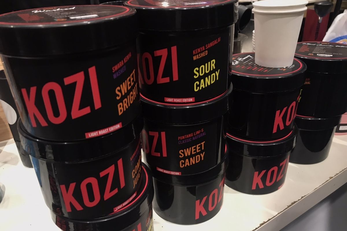Produk kopi dari Kozi Coffee yang dirintis oleh Ramanda Audia Adam (41). Kini, Kozi Coffee punya banyak cabang di seluruh Indonesia.