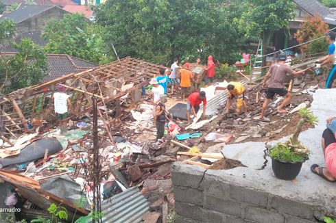 Rumah Hancur Diterjang Longsor, Keluarga di Wonogiri Lolos dari Maut, Ini Ceritanya 