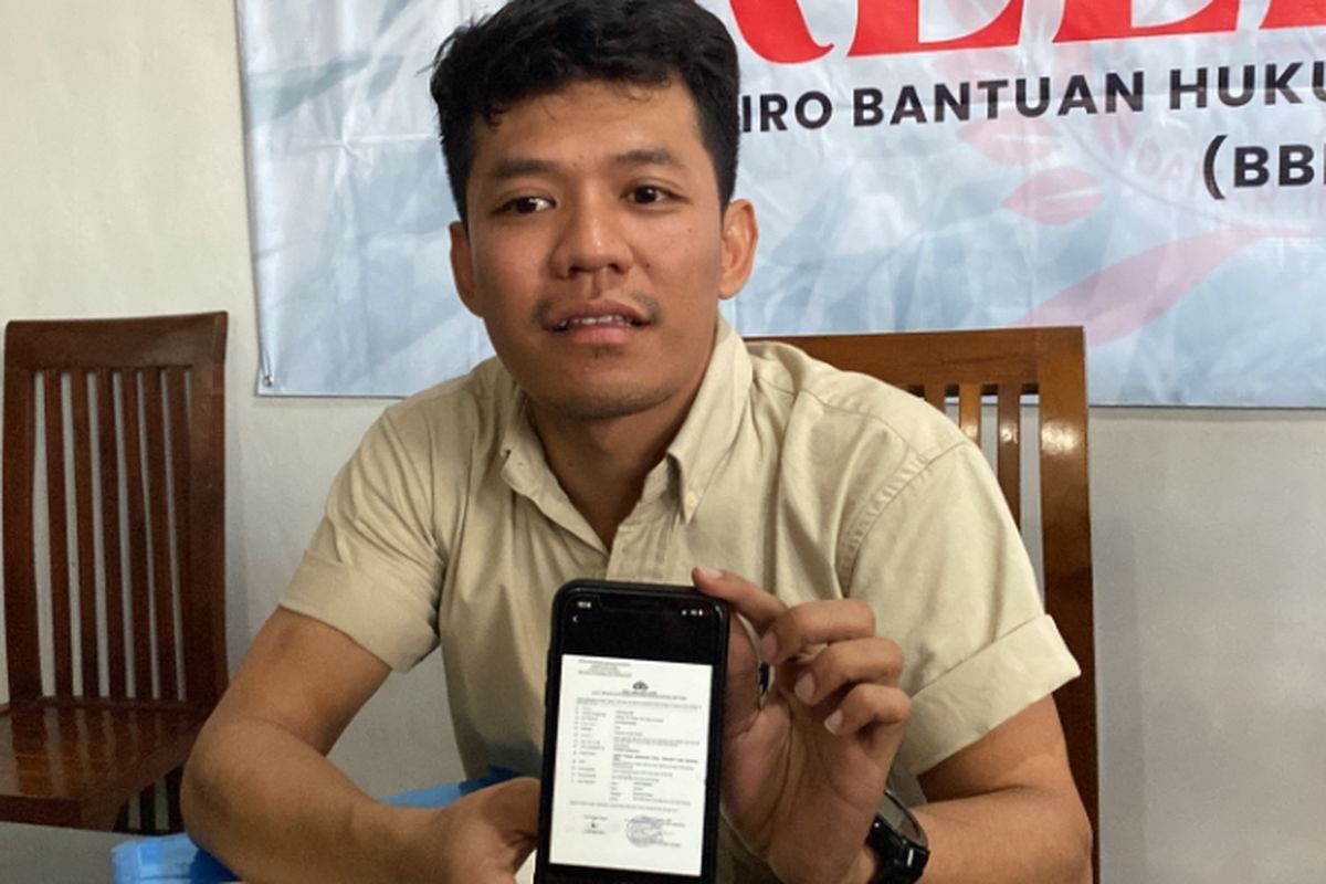 Kuasa hukum korban, Eko Prastian, Rabu (14/8/2024).