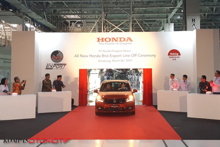 Ekspor perdana All New Honda Brio 