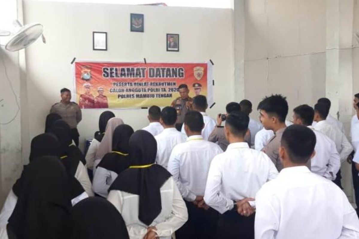 Antusias Jadi Polri, 80 Pesrta Binlat Polres Mateng Giat Berlatih Hadapi Ujian