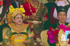 Iriana Jokowi Tampil Beda dengan Kostum Tari Legong Bali di Upacara HUT RI 2023