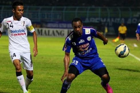 Arema Cronus Susah Payah Bekuk Bali United 