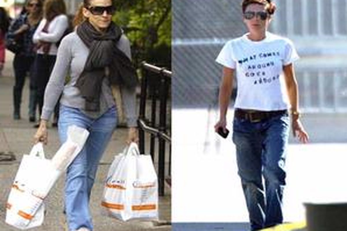 Sarah Jessica Parker dan Victoria Beckham.