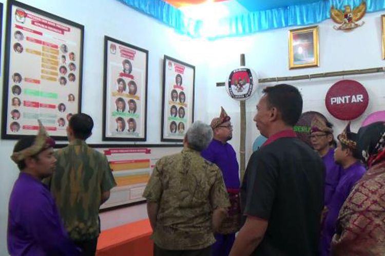 Rumah Pintar Pemilu di area kantor KPU Kepulauan Bangka Belitung.
