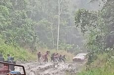Jalan Lingkar di Krayan Kaltara Rusak Parah, Krayan Selatan Semakin Terisolir