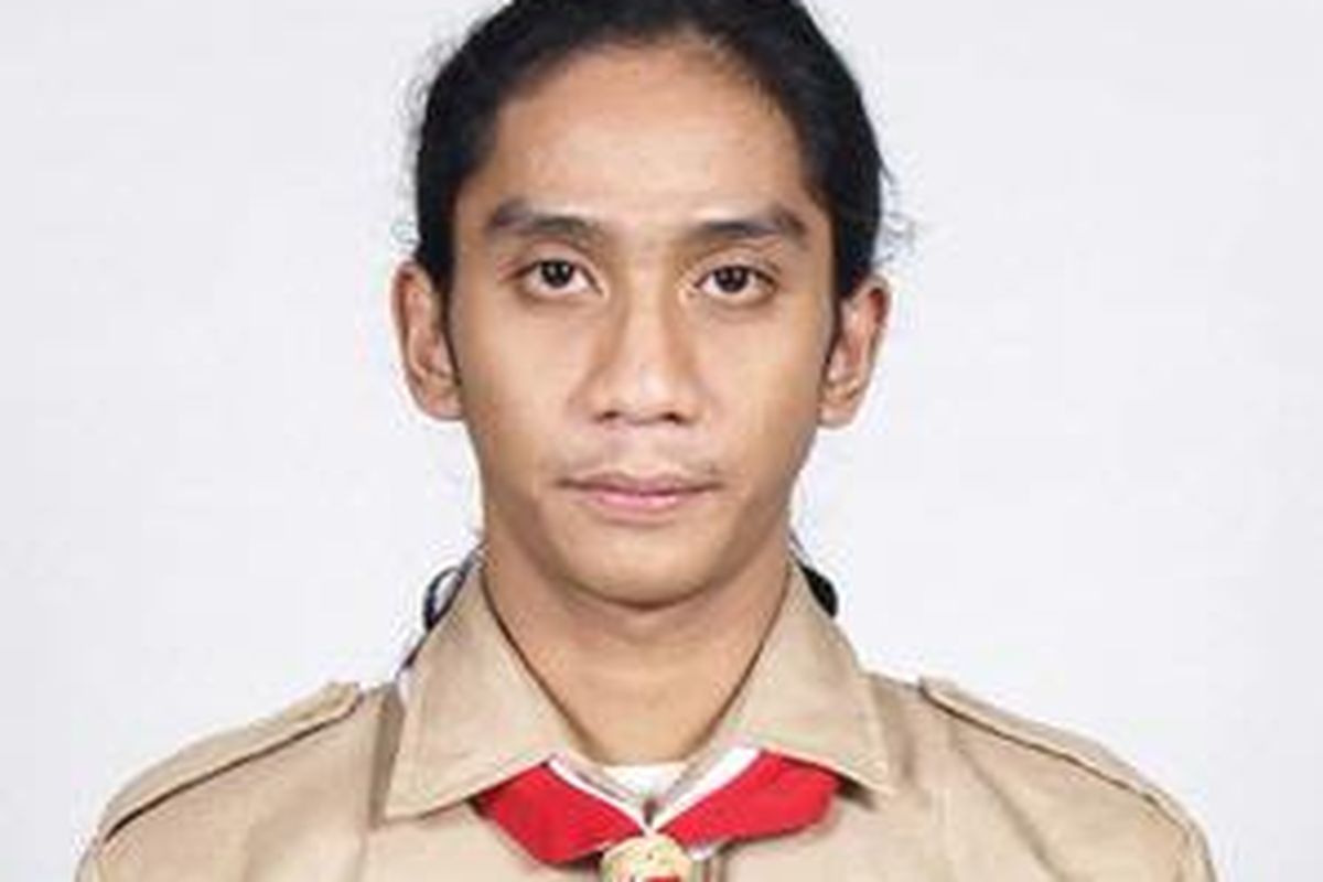 Foto Pungkas Tri Baruno sebelum berangkat menjalankan misi pendakian Mount McKinley.