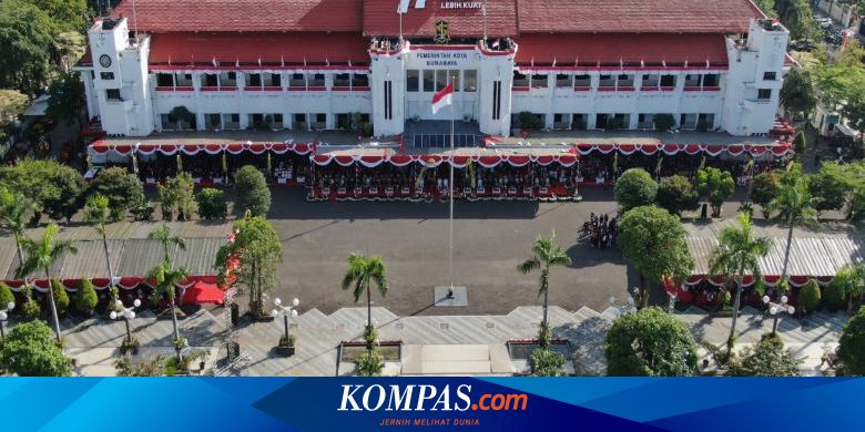1.000 Warga Berkesempatan Ikut Upacara Kemerdekaan di Balai Kota Surabaya