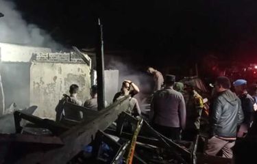 Kebakaran Pasar Ciawi Tasikmalaya Akhirnya Padam Setelah 4,5 Jam ...
