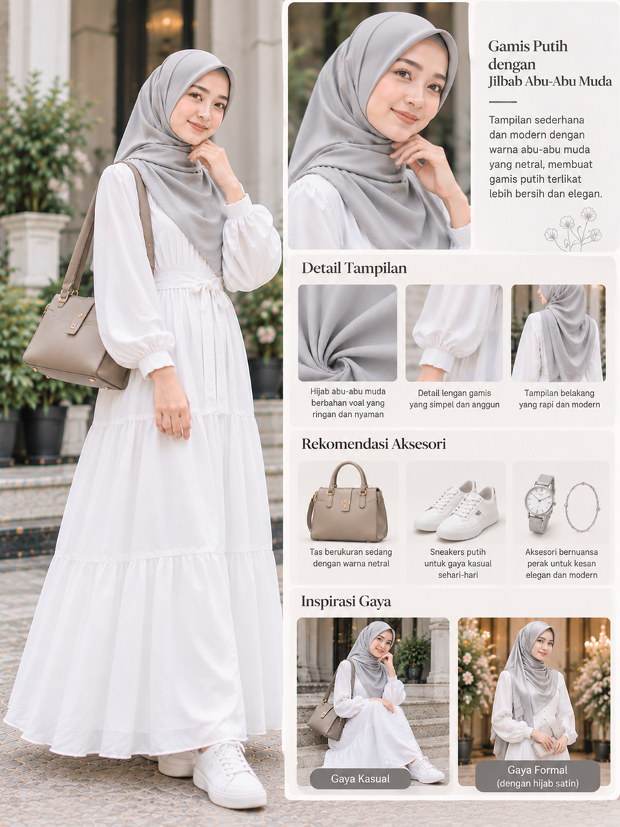Abu-Abu Muda, Simpel dan Elegan