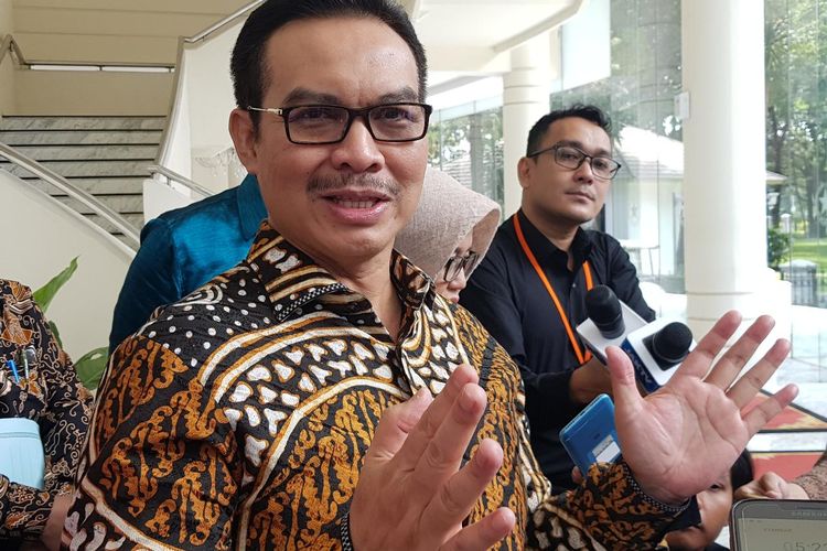 Kepala BKKBN Hasto Wardoyo usai bertemu Wakil Presiden Maruf Amin di Kantor Wapres, Jalan Medan Merdeka Utara, Jakarta Pusat, Rabu (29/1/2020).
