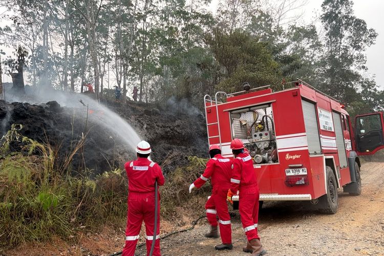 Pertamina EP Jambi Siagakan 3 Mobil Pemadam, Bantu Padamkan 5 Titik Karhutla