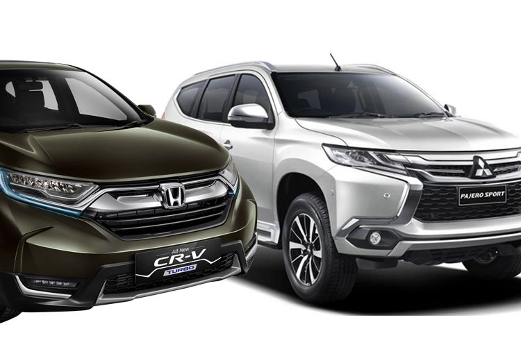 Honda CR-V 1.5L Turbo Vs Pajero Sport rakitan lokal