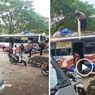 Video Viral Polisi Siram Sopir Bus dengan Minuman Beralkohol Sitaan hingga Kuyup