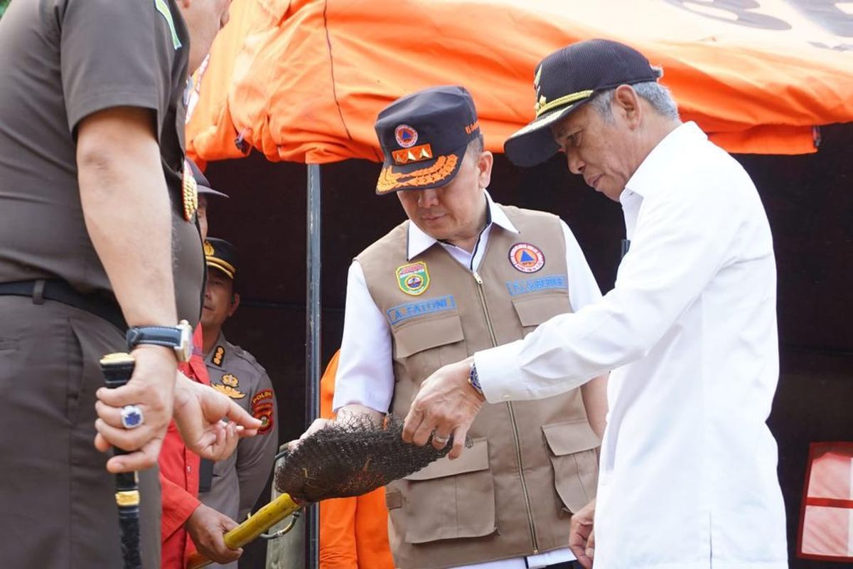 Pemprov Sumsel gelar Apel untuk evaluasi penanganan Karhutla di Sumsel.