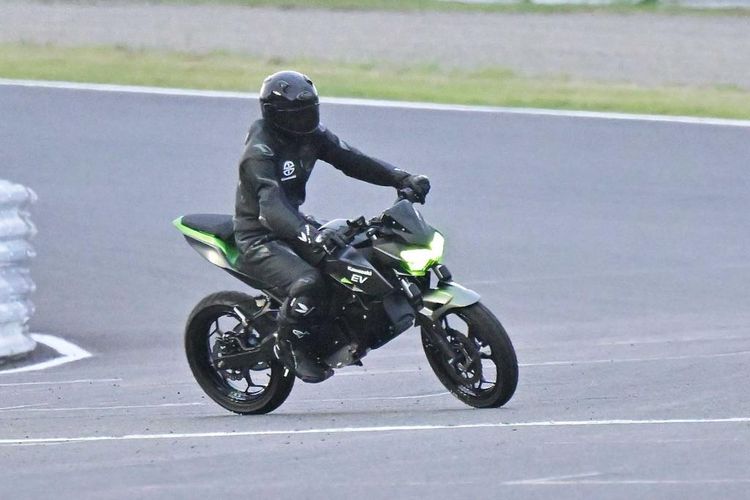 Prototipe motor listrik Kawasaki alias Kawasaki Z Electric