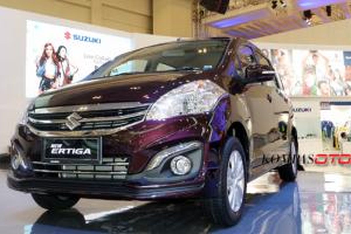 Suzuki New Ertiga, pertama kali diperkenalkan di Indonesia.