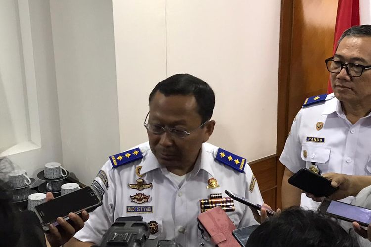 Dirjen Perhubungan Darat Kemenhub Budi Setiyadi di kantornya, Jakarta, Senin (16/12/2019).