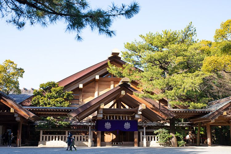 Kuil Atsuta Jingu yang berlokasi di Nagoya, Jepang.